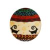 Persian Decorative Pottery Wall Plate Hand-Painted Animals