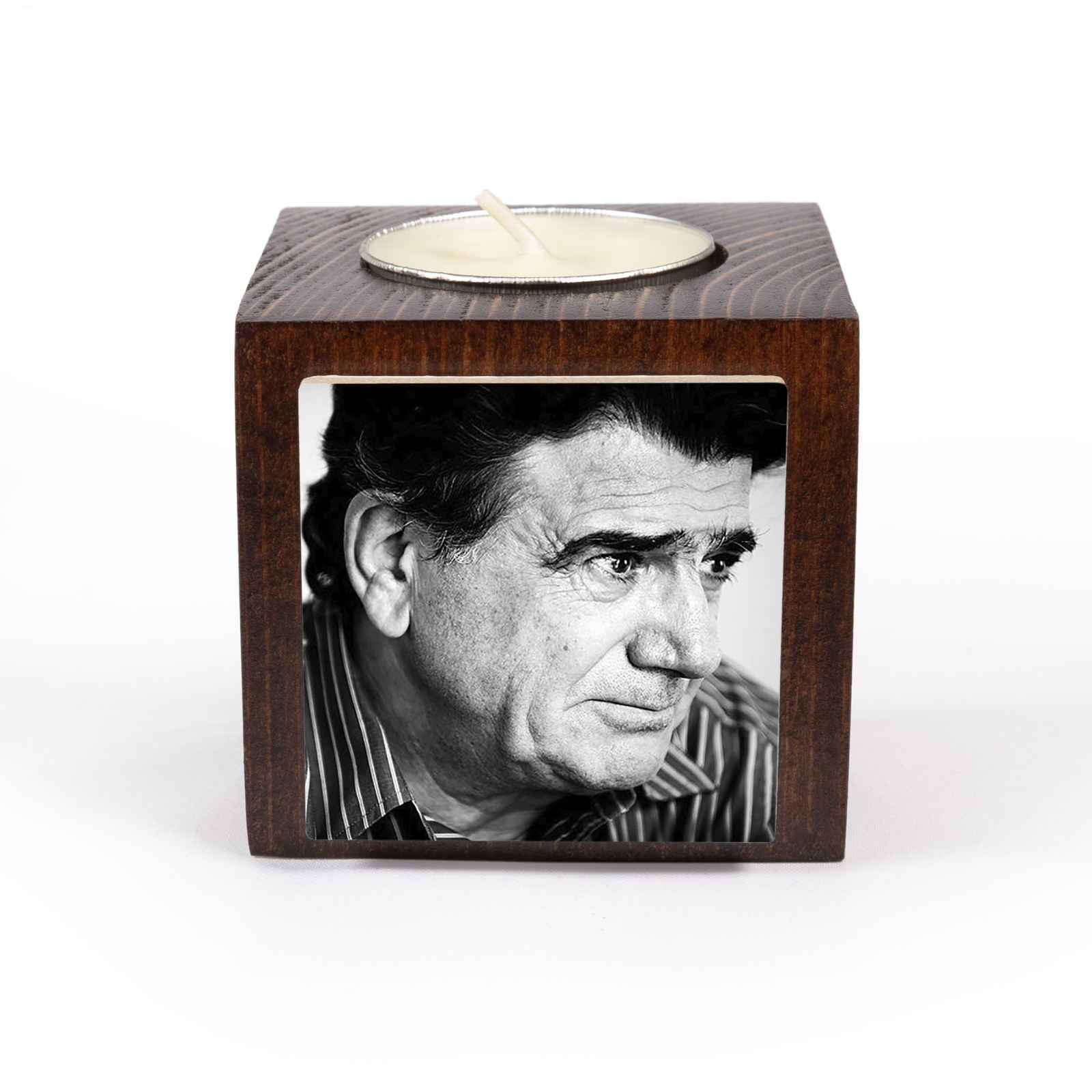 Persian Wooden Cube Tealight Holder Shajarian