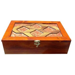 Aqaqia-Inspired Tea Organizer Chest – Persian Chest Design