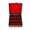 Elegant Wooden Tea Chest Box – With Golden Persian Accents