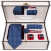 Men's Tie, Handkerchief & Cufflinks Neckwear Set - Luxurious Ahmadi