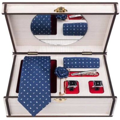 Men's Tie, Handkerchief & Cufflinks Neckwear Set - Luxurious Ahmadi