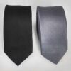 Men's Tie, Handkerchief & Cufflinks Neckwear Set - Luxurious Gray