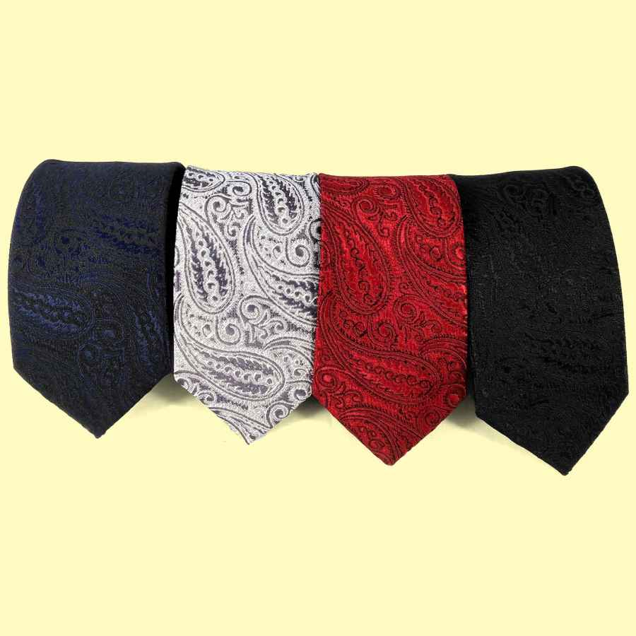 Men’s Tie, Handkerchief & Cufflinks Neckwear Set – Luxurious Khakestari