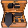 Men's Tie, Handkerchief & Cufflinks Neckwear Set - Luxurious Latif