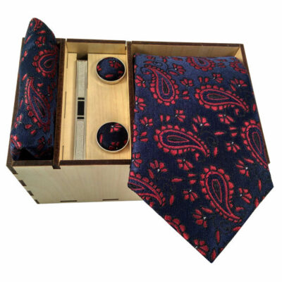 Men's Tie, Handkerchief & Cufflinks Neckwear Set - Luxurious Special