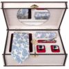 Men's Tie, Handkerchief & Cufflinks Neckwear Set - Luxurious Termeh