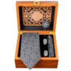 Men's Tie, Handkerchief & Cufflinks Neckwear Set - Luxurious Wave