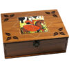 Artistic Persian Tea Storage Box – Khatoon Floral Design Organizer