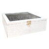 Mahani Wooden Tea Organizer Box – Traditional Persian Chest Design