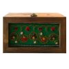 Mahsan Wooden Tea Organizer Chest – Vintage-Inspired Compartments