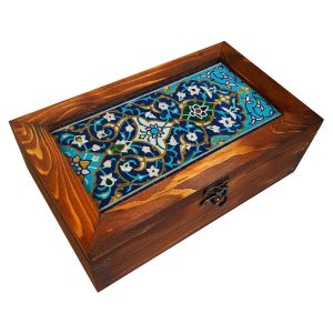 Pasargad Design Persian Wooden Tea Organizer Chest