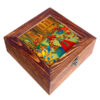 Royal-Inspired Wooden Tea Organizer – Elegant Queens Design Box