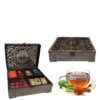 Setareh Decorative Wooden Tea Chest – Multi-Compartment Organizer