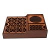Wooden Tea Chest with Warmer – Elegant Tabasom Model