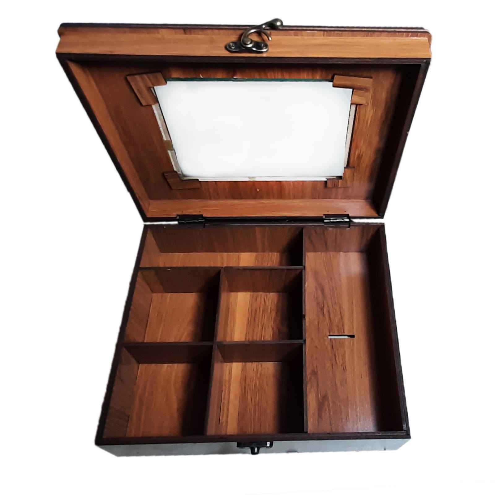 Karen Edition Persian Wooden Tea Chest – Elegant Organizer Box