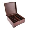Modern Karen-Style Persian Tea Organizer – Wooden Compartment Storage
