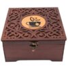 Modern Karen-Style Persian Tea Organizer – Wooden Compartment Storage