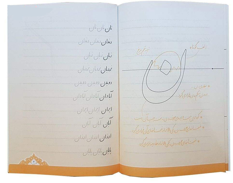 Amoozeshe Khate Tahriri Book by Mahmoud Roozbeh