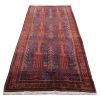 Vintage Persian Baluchistan Runner Rug (Tribal All-over Geometric) - Red Wool