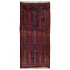Vintage Persian Baluchistan Runner Rug (Tribal All-over Geometric) - Red Wool