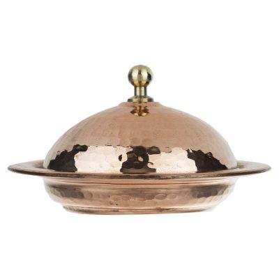 Handcrafted Copper Serving Platter Dome