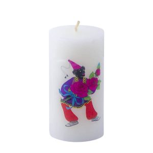 Festive Candle Featuring Haji Firouz – Great for Haft-Sin Table (2x)