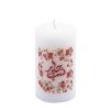 Pillar Candle – Shabe Chele Style, Ideal for Yalda Display (2x)