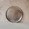 Hamta Traditional Copper Serving Tray - Hand Engraved Geometric Tray