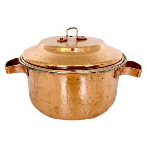 Persian Copper Cooking Pot – Traditional Hammered Artisan Style, Darya
