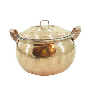 Persian Copper Cooking Pot – Traditional Hammered Artisan Style, Kara (Alternate)