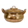 Persian Copper Cooking Pot - Traditional Hammered Artisan Style, Rosegold II