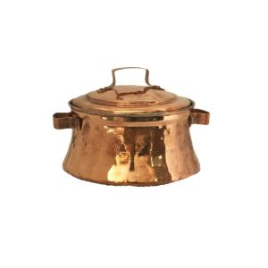 Persian Copper Cooking Pot – Traditional Hammered Artisan Style, Round II