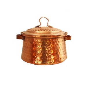 Persian Copper Cooking Pot – Traditional Hammered Artisan Style, Sahel