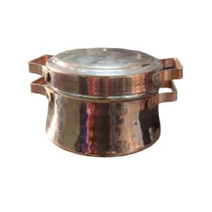 Persian Copper Cooking Pot – Traditional Hammered Artisan Style, Kara