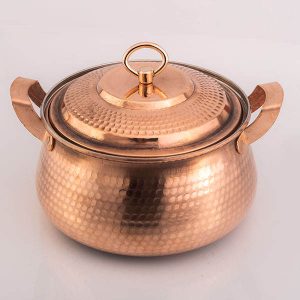 Persian Copper Cooking Pot – Traditional Hammered Artisan Style, Karen