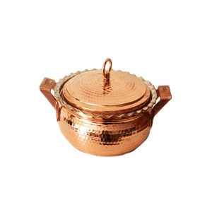 Persian Copper Cooking Pot – Traditional Hammered Artisan Style, Modern