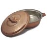 Persian Copper Cookware Set - Traditional Hammered Style, Sitara (9-Piece Set)