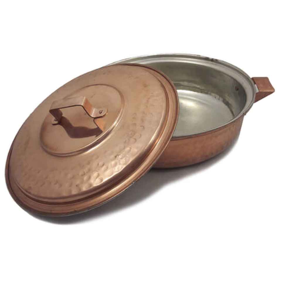 Persian Copper Cookware Set – Traditional Hammered Style, Sitara (9-Piece Set)