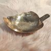 Copper Serving Bowl Suitable for Fruits and Sweets Hammered Leaf