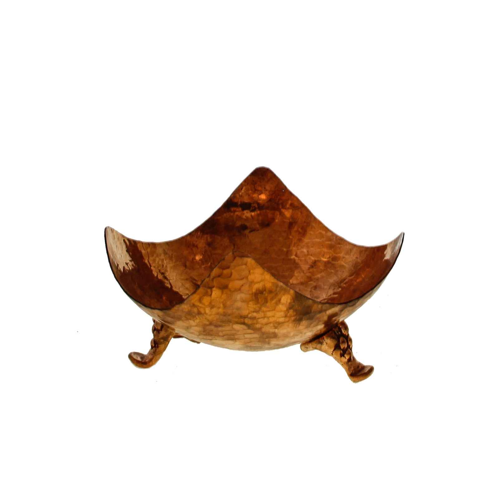 Copper Serving Bowl Suitable for Fruits and Sweets Hammered Taban