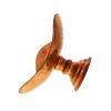 Copper Serving Bowl Suitable for Fruits and Sweets Hammered Triangle