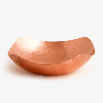 Copper Serving Bowl Suitable for Fruits and Sweets Hammered Mehr