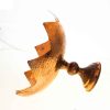 Copper Serving Bowl Suitable for Fruits and Sweets Hammered Star