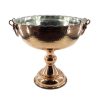 Copper Serving Bowl Suitable for Fruits and Sweets Hammered Wave