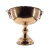 Copper Serving Bowl Suitable for Fruits and Sweets Hammered Wave