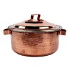 Persian Copper Cooking Pot - Traditional Hammered Artisan Style, Kamani