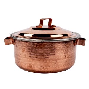 Persian Copper Cooking Pot – Traditional Hammered Artisan Style, Kamani