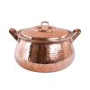 Persian Copper Cooking Pot - Traditional Hammered Artisan Style, Sarvi
