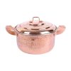 Persian Copper Cooking Pot - Traditional Hammered Artisan Style, Zanjani